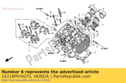 Ici, vous pouvez commander le bande b, isolant auprès de Honda , avec le numéro de pièce 16218MV9670: