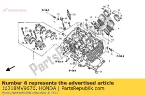 honda 16218MV9670 bande b, isolant - La partie au fond