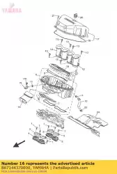 Qui puoi ordinare condotto da Yamaha , con numero parte B67144370000: