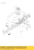 4910001D60YBA, Suzuki, serbatoio completo, carburante suzuki gs  f u fu gs500ef 500 , Nuovo