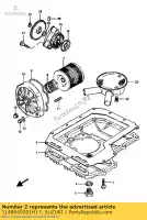 1148949201H17, Suzuki, junta, cárter de óleo suzuki gsx 1100 1985 1986, Novo