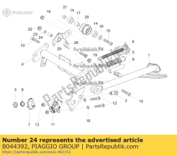 Aprilia B044392, Cespuglio, OEM: Aprilia B044392