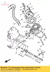 schacht 1 van Yamaha, met onderdeel nummer 3LC1131V0000, bestel je hier online: