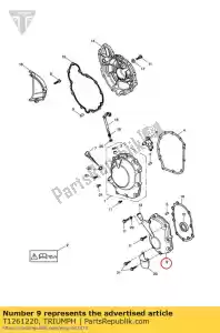 triumph T1261220 ontluchtingsdeksel - Onderkant