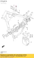 4199224B00019, Suzuki, placa, montaje en ing. suzuki  ls 650 1986 1988 1989 1990 1991 1994 1996 1997 1998 1999 2000 2001 2002 2003 2017 2018, Nuevo