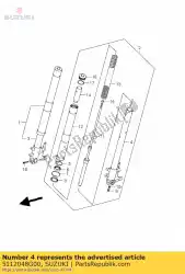 Here you can order the tube,inner,l from Suzuki, with part number 5112048G00: