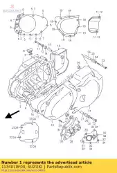 Here you can order the cover,clutch from Suzuki, with part number 1134010F00: