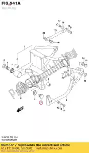 suzuki 6121310F00 parafuso - Lado inferior