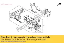 Here you can order the seal set, piston from Honda, with part number 06431MAK003: