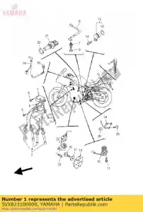 yamaha 5VX823100000 bobine d'allumage assy - La partie au fond