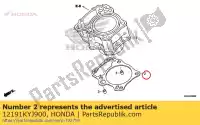 12191KYJ900, Honda, gasket, cylinder honda  cbr crf 250 300 2011 2013 2014 2015 2017 2018 2019 2020, New