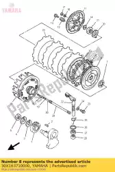 Qui puoi ordinare capo, frizione da Yamaha , con numero parte 30X163710000: