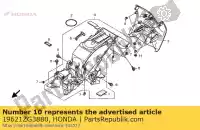 19621ZG3880, Honda, colarinho, tampa do ventilador honda xr  r cbr fireblade rr nt deauville va rrs v xr70r cbr1000rr nt700v nt700va 70 1000 700 , Novo