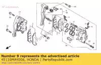 45110MAY006, Honda, wspornik komp., d?. fr. honda xl transalp v xrv africa twin  xrv750 xl600v xl650v 600 750 650 , Nowy