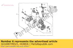 Here you can order the stay,wire from Honda, with part number 16169KTMD21: