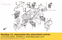 17257KE1000, Honda, aucune description disponible pour le moment honda mtx rw (d) england 125 200 1983 1985, Nouveau