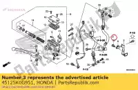 45125K0G951, Honda, tuyau comp a fr frein honda c125a 125 , Nouveau