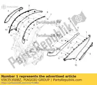 65635300BZ, Piaggio Group, lewa owiewka     , Nowy