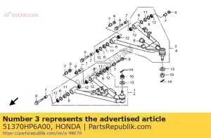 honda 51370HP6A00 arm assy., r. fr. superiore - Il fondo