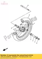 1RK251160000, Yamaha, flange, espaçador 2 yamaha tz tzs tzt tzu 250, Novo