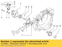 316481, Aprilia, uszczelka, Nowy