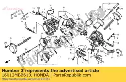 Here you can order the needle set, jet from Honda, with part number 16012MBB610: