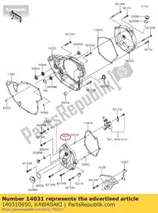 kawasaki 140310650 01 générateur de couverture - La partie au fond