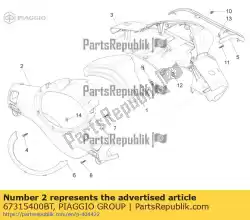 Here you can order the cover from Piaggio Group, with part number 67315400BT: