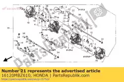 hendel, starter van Honda, met onderdeel nummer 16120MBZ610, bestel je hier online: