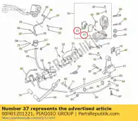 00H01201221, Piaggio Group, plaquette de frein avant derbi gilera gpr sc 125 2004 2006 2007 2008 2009 2010 2011 2012 2013 2014 2015, Nouveau