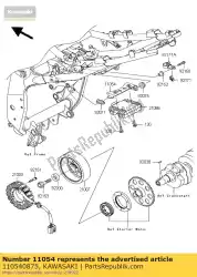 Here you can order the bracket,regulator from Kawasaki, with part number 110540875: