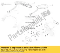 887536, Piaggio Group, rh fanale posteriore usa-cnd moto-guzzi audace audace 1400 carbon abs california zgukdh00 zgulc000 zgulc001 zgulcb00 zgulcb0001 zgulcu00 zgulcu01 zgulcub001 zgulvc00 zgulvc01 zgulvc04 zgulve00 1400 2012 2015 2016 2017 2018 2019 2020 2021, Nuovo