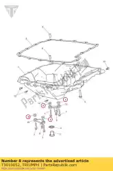 Qui puoi ordinare manicotto flangiato, m6x12x10,75 da Triumph , con numero parte T3010052: