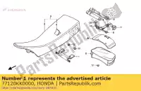 77120KK0000, Honda, rub,seat under honda xr  r xr250r 250 , New