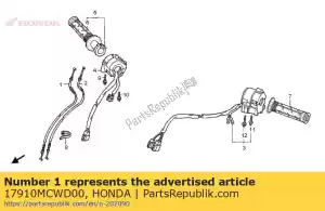 honda 17910MCWD00 cavo comp. a, acceleratore - Il fondo