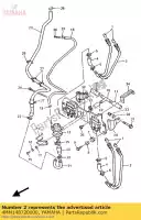 4MM148720000, Yamaha, rura 2 yamaha fzr fzrr 600, Nowy