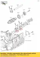 131400663, Kawasaki, 01 fork-shift, out kawasaki  400 2018 2019 2020 2021, Novo