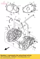 Here you can order the crankcase assy from Yamaha, with part number 4PT151001000: