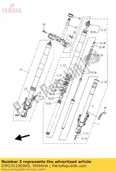 Aqui você pode pedir o tubo interno comp. 1 em Yamaha , com o número da peça 23P231100000: