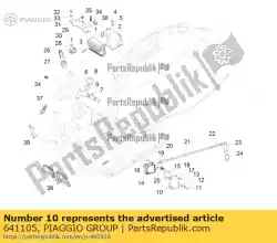 Aquí puede pedir en el soporte de la bobina de Piaggio Group , con el número de pieza 641105: