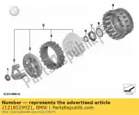 21218529921, BMW, sluitring - 36,5x46x1 bmw  1200 1250 2015 2016 2017 2018 2019 2020 2021, Nieuw