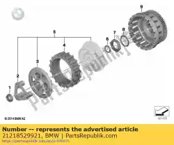 Here you can order the washer - 36,5x46x1       from BMW, with part number 21218529921: