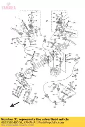 diafragma, reservoir van Yamaha, met onderdeel nummer 4B5258540000, bestel je hier online: