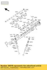 kawasaki 490781067 silnik spr??ynowy, zawór zx750-g2 - Dół