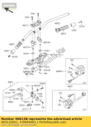 Aqui você pode pedir o alça de suporte, lwr, rh er650c9f em Kawasaki , com o número da peça 460120061: