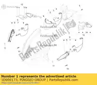 1D000173, Piaggio Group, reflektor. assy     , Nowy