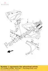 cover comp, zijkant van Suzuki, met onderdeel nummer 4711048G10YMK, bestel je hier online: