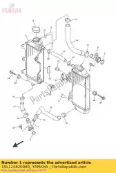 Qui puoi ordinare tubo 2 da Yamaha , con numero parte 1SL124820000: