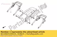 80100KE1000ZA, Honda, parare, rr. * r-119 * honda mtx  rw mtx200rw 200 , Nuovo