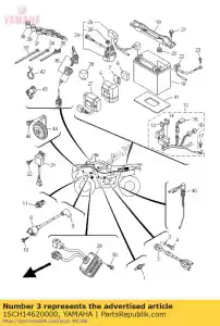 yamaha 1SCH14620000 washer, plain - Bottom side